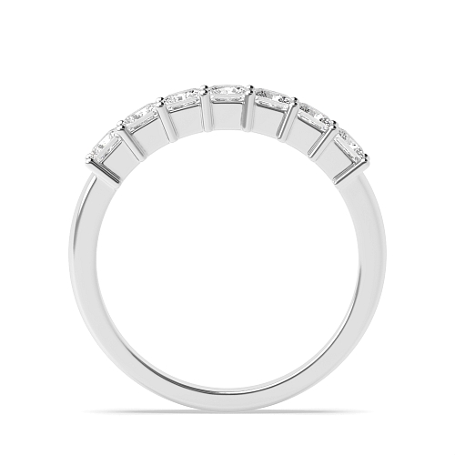 4 Prong Princess low set Seven Stone Diamond Ring