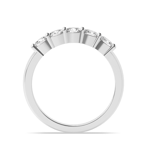 4 Prong Cushion Mid set Diamond Rings