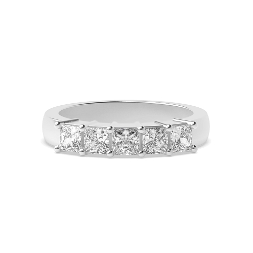 4 Prong Princess Mid set Diamond Rings