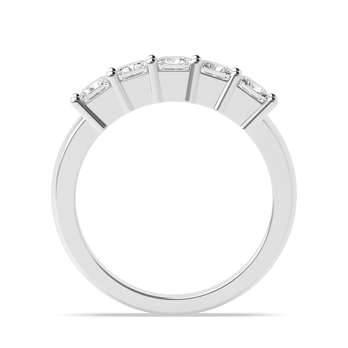 4 Prong Princess Mid set Diamond Rings