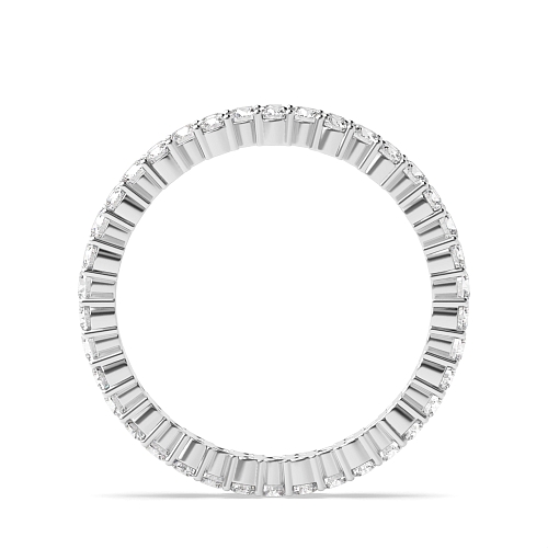 4 Prong Round Riviera Full Eternity Engagement Rings