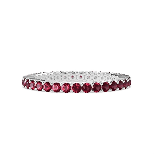 4 Prong Round and Ruby Diamond Rings