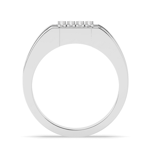 4 Prong Round Luminance cascade Lab Grown Diamond Rings