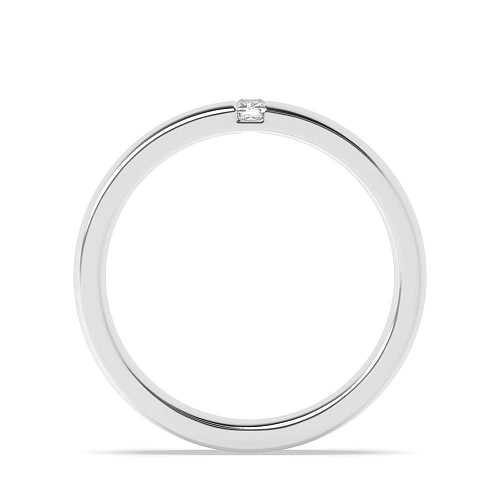 Flush Setting Baguette Court profile Wedding Rings & Bands