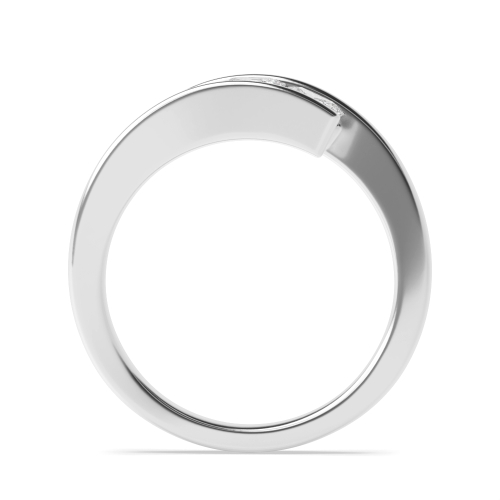 Channel Setting Princess Crossover Naturally Mined Diamond Trilogy Engagement Rings