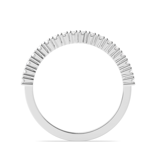 4 Prong Round Radiant silence Eternity Diamond Rings