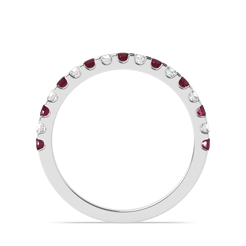 4 Prong Round Alternate diamond and Lab Grown Diamond Rings