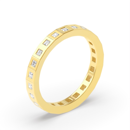 Purchase Full Eternity Princess Diamond Ring - Abelini