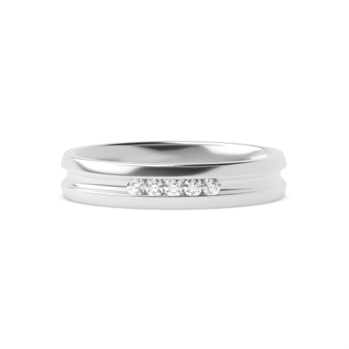 Channel Setting Round Celestial dance Diamond Rings