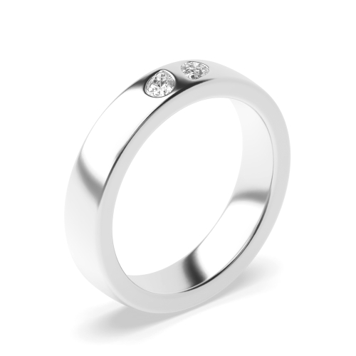Prong Pear Ether whisper Diamond Rings