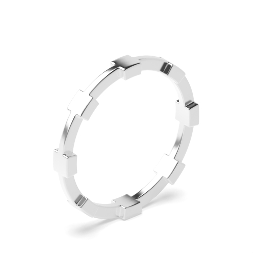 Contemporary Plain Ring Wedding Rings & Bands