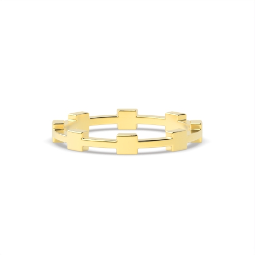 Yellow Gold Contemporary Wedding Rings & Bands