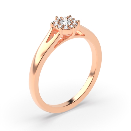 Buy Prong Setting Round Diamond Ring | Abelini  - Abelini