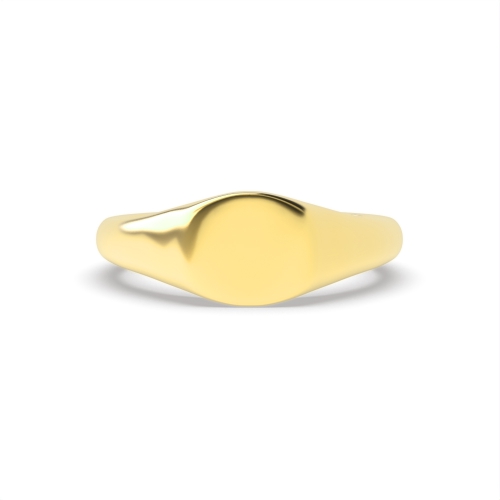 Yellow Gold Ether radiance signet Wedding Rings & Bands