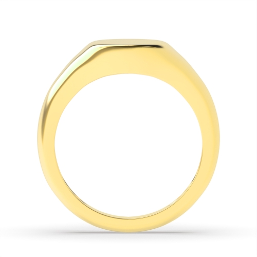Yellow Gold Ether radiance signet Wedding Rings & Bands