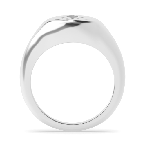 personalized signet Men's Plain Engagement Ring