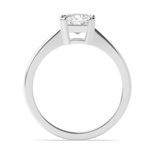 4 Prong Princess Twin claws Naturally Mined Diamond Engagement Rings