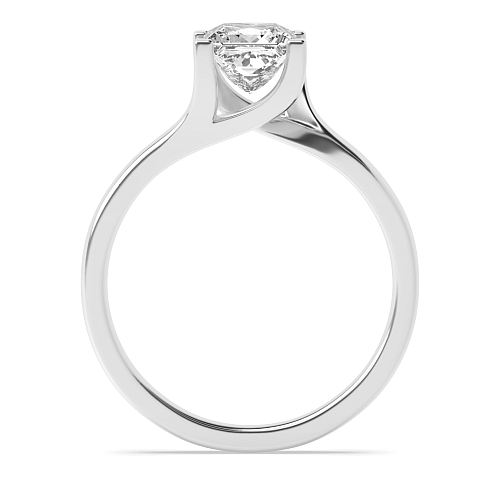 Princess Corner claws Crossover head Engagement Rings