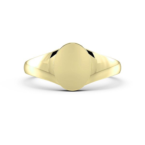 Yellow Gold Unisex signet Wedding Rings & Bands