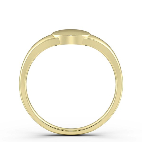 Yellow Gold Unisex signet Wedding Rings & Bands