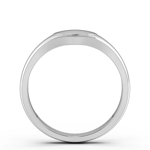 Heart shaped signet Plain Ring Wedding Rings & Bands