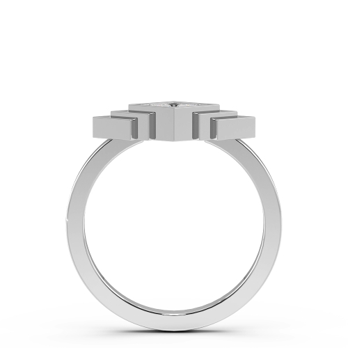 Trillion arrow look Minimalist Diamond Rings