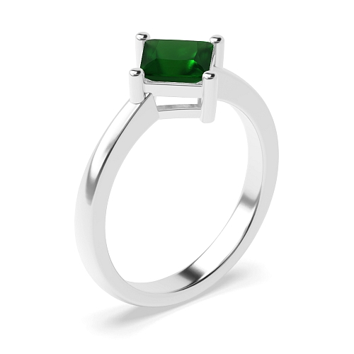 Princess N-w-e-s Emerald Engagement Rings