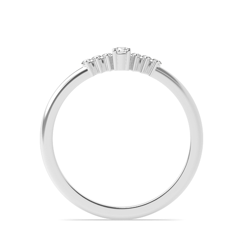 Seven Side Stone Diamond Engagement Rings