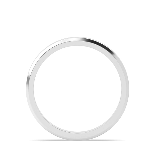 Bevelled edge profile Wedding Rings & Bands