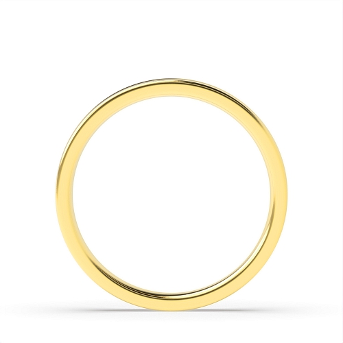 Yellow Gold Concave profile Plain Ring Wedding Rings & Bands