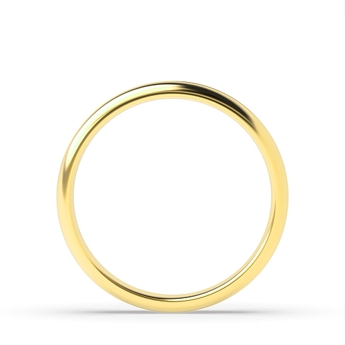 Yellow Gold Paris groove profile Wedding Rings & Bands