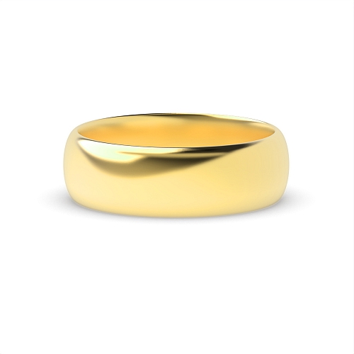 Yellow Gold Light court profile Wedding Rings & Bands