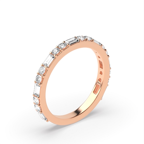 4 Prong Rose Gold Enchanted Diamond Rings