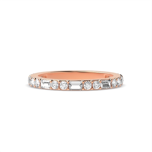 4 Prong Rose Gold Enchanted Diamond Rings