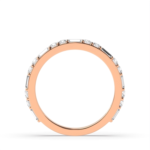 4 Prong Rose Gold Enchanted Diamond Rings