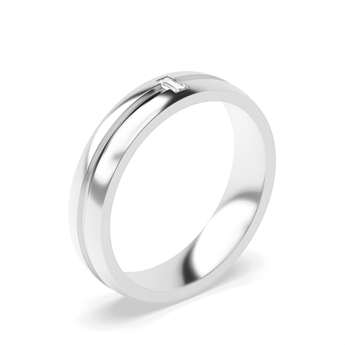 Channel Setting Baguette Diamond Wedding Rings & Bands