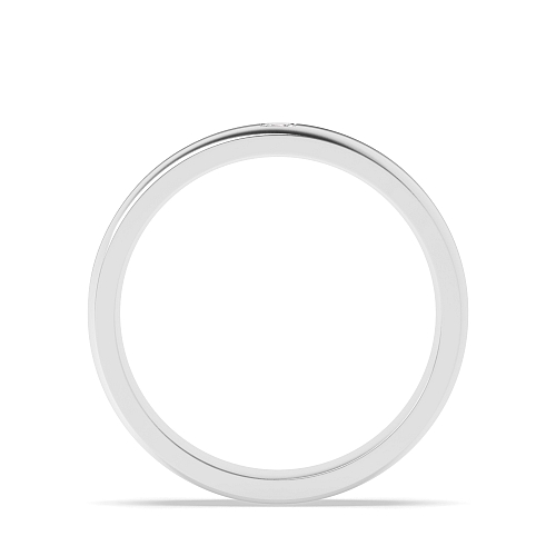 Channel Setting Princess Diamond Wedding Rings & Bands