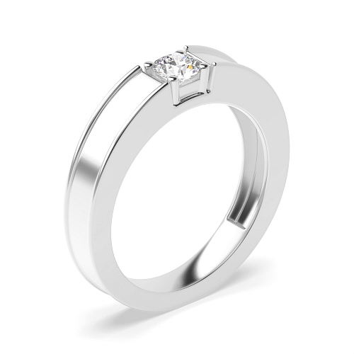 4 Prong Round Solitare Engagement Rings