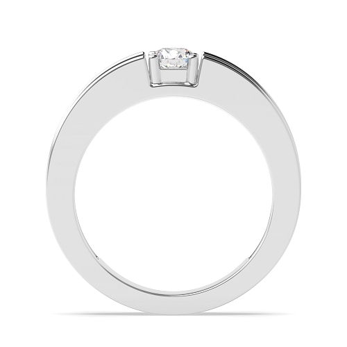 4 Prong Round Solitare Engagement Rings