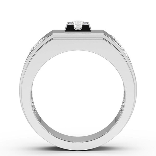 4 Prong Round Single Unique Engagement Ring