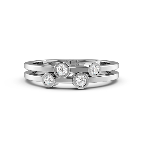 Bezel Setting Round Glorious Engagement Rings