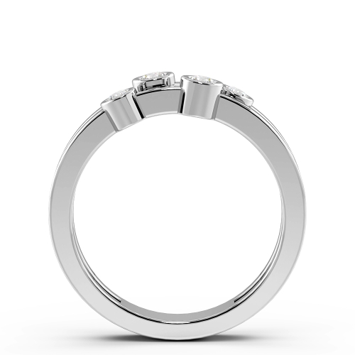 Bezel Setting Round Glorious Engagement Rings