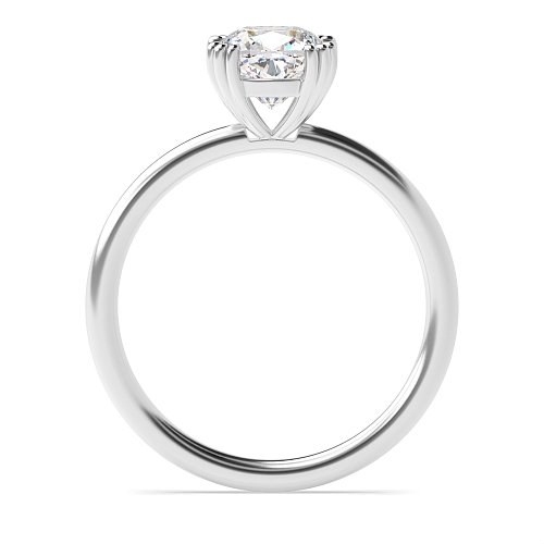 4 Prong Cushion Tri claws delicate Engagement Rings