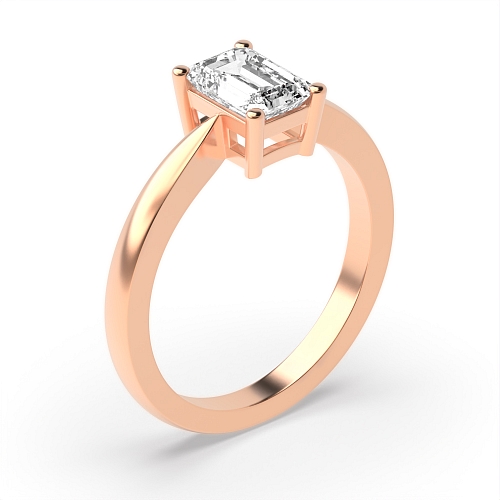 4 Prong Rose Gold Dreamy Engagement Rings