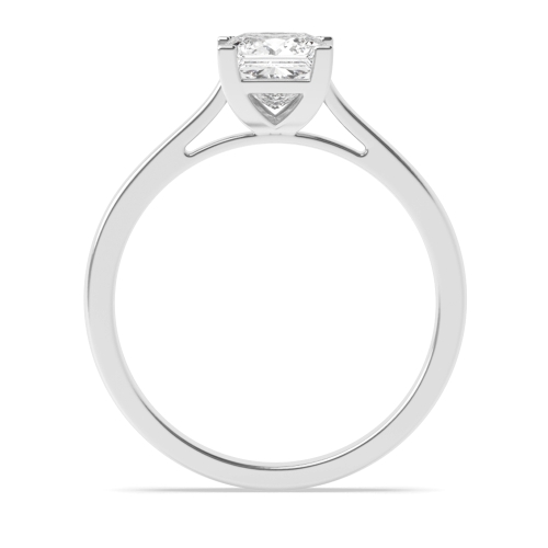 Princess Corner Claws Lab Grown Diamond Solitaire Engagement Ring