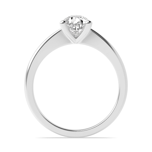 Prong Pear Narrow shoulder Engagement Rings