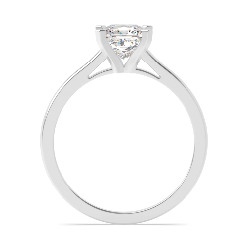 4 Prong Princess High set Lab Grown Diamond Engagement Rings