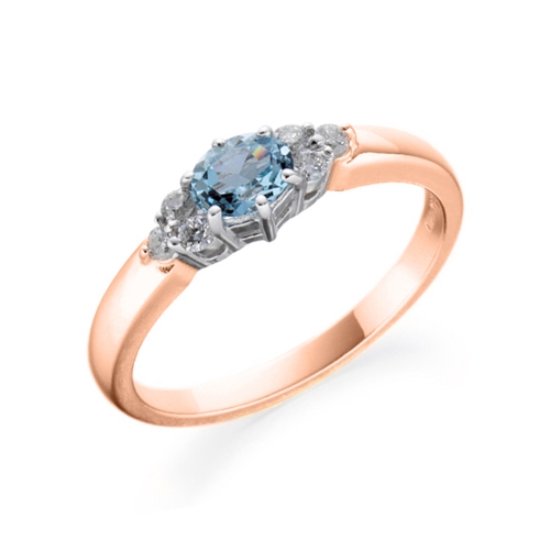 4 Prong Oval Rose Gold Angelic Lab Grown Diamond Rings
