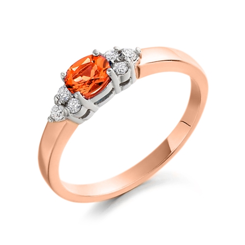 4 Prong Oval Rose Gold Supreme Lab Grown Diamond Rings