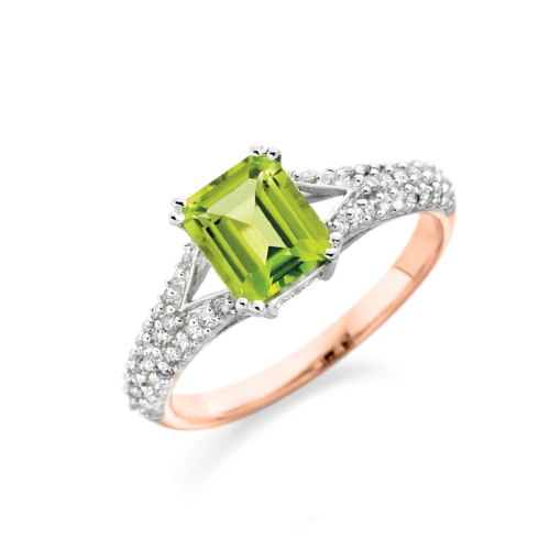 Pave Setting Radiant Rose Gold Perfect Lab Grown Diamond Engagement Rings